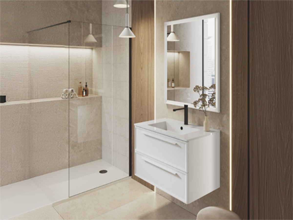 Hygiene and safety in the bathroom with Krion